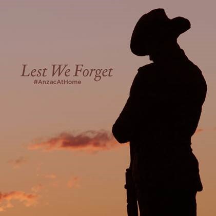 ANZAC DAY 25 APRIL 2020 Main Image