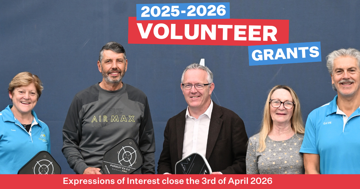 2025-26 Volunteer Grants Main Image