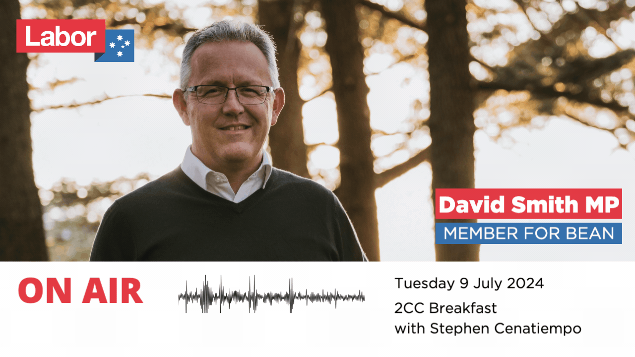 Radio Interview - 2CC Canberra Breakfast Main Image